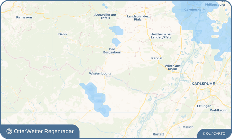 Widget-Vorschau für Kapsweyer Wetter-Widget-Vorschau mit Vorhersagedaten für Kapsweyer