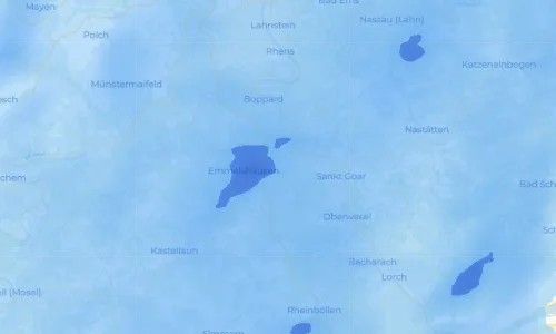 Regenradar-Vorschau: aktuelle Niederschläge in Karbach und Umgebung