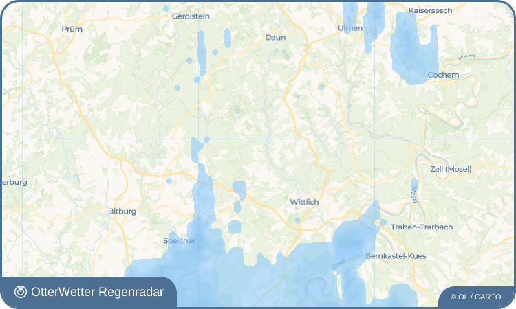 Wetter-Widget-Vorschau mit Vorhersagedaten für Karl