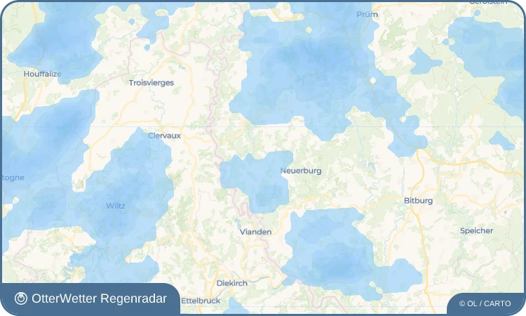 Widget-Vorschau für Karlshausen Wetter-Widget-Vorschau mit Vorhersagedaten für Karlshausen