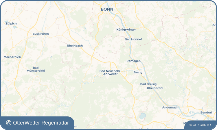 OtterWetter Regenradar-Widget Karweiler