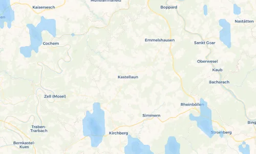 Regenradar Vorschaubild - Aktuelle Niederschläge in Kastellaun und Umgebung