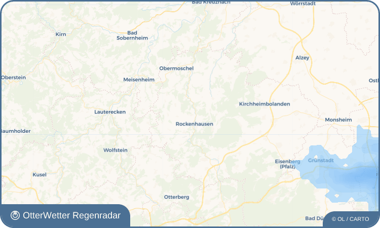 OtterWetter Regenradar-Widget Katzenbach