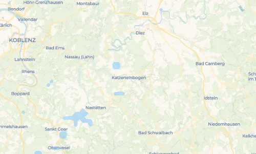 Regenradar-Vorschau: aktuelle Niederschläge in Katzenelnbogen und Umgebung
