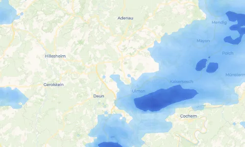 Regenradar Vorschaubild - Aktuelle Niederschläge in Katzwinkel und Umgebung