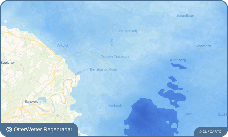 OtterWetter Regenradar-Widget Kautenbach