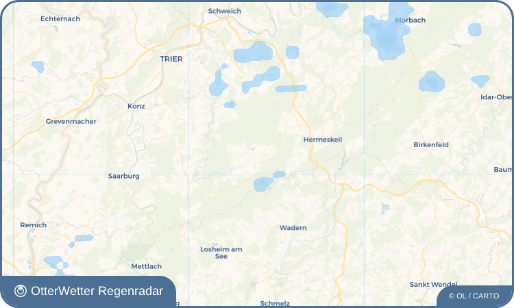 OtterWetter Regenradar-Widget Kell am See