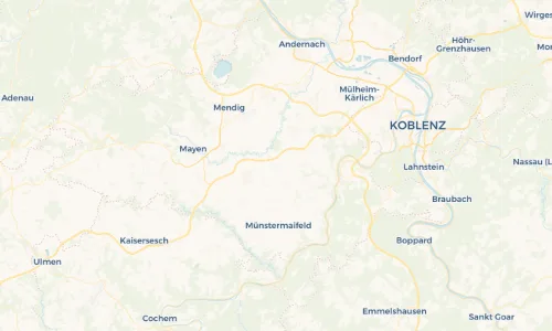 Regenradar Vorschaubild - Aktuelle Niederschläge in Kerben und Umgebung