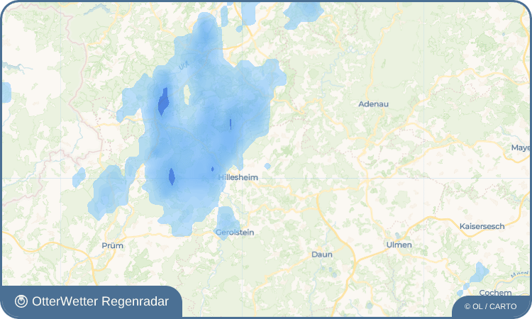 OtterWetter Regenradar-Widget Kerpen