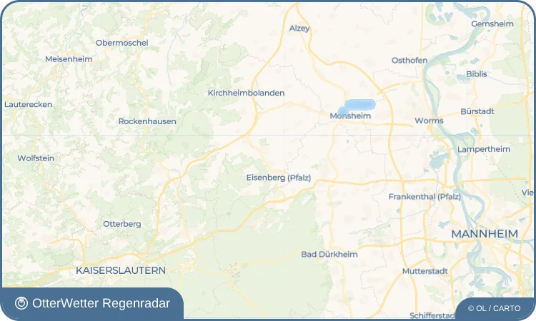 Wetter-Widget-Vorschau mit Vorhersagedaten für Kerzenheim