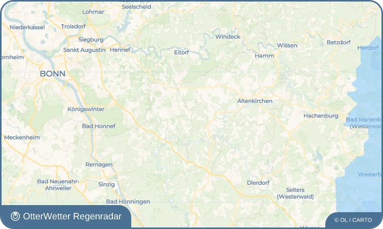 Widget-Vorschau für Kescheid Wetter-Widget-Vorschau mit Vorhersagedaten für Kescheid