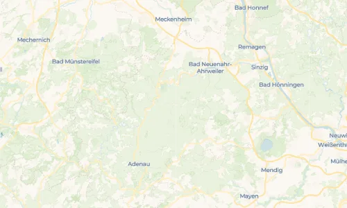 Regenradar Vorschaubild - Aktuelle Niederschläge in Kesseling und Umgebung