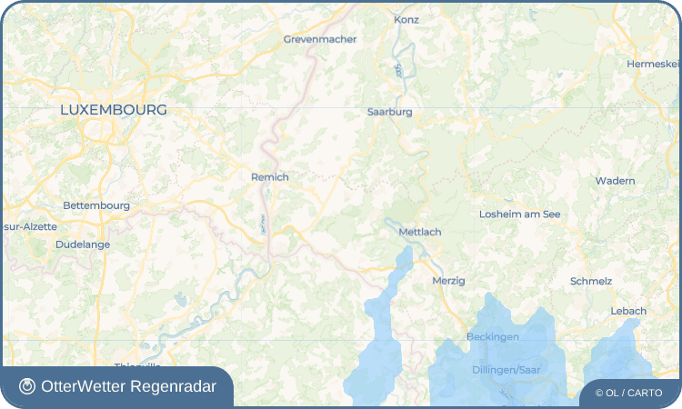 OtterWetter Regenradar-Widget Keßlingen
