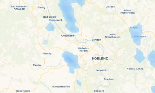 Regenradar Vorschaubild - Aktuelle Niederschläge in Kettig und Umgebung