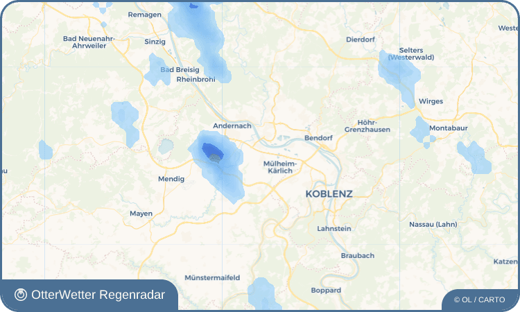 OtterWetter Regenradar-Widget Kettig