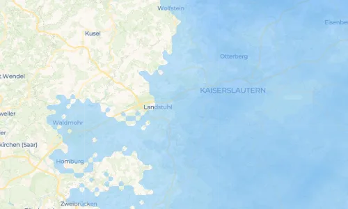 Regenradar Vorschaubild - Aktuelle Niederschläge in Kindsbach und Umgebung