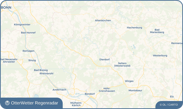 OtterWetter Regenradar-Widget Kirchdorf