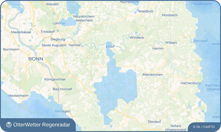 OtterWetter Regenradar-Widget Kircheib
