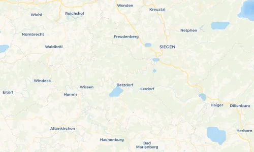 Regenradar Vorschaubild - Aktuelle Niederschläge in Kirchen (Sieg) und Umgebung