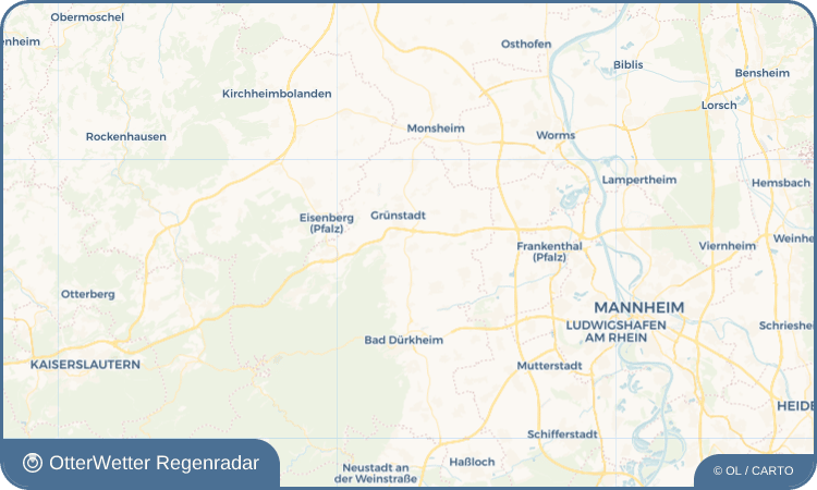 Wetter-Widget-Vorschau mit Vorhersagedaten für Kirchheim an der Weinstraße