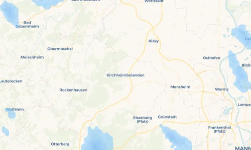 Regenradar Vorschaubild - Aktuelle Niederschläge in Kirchheimbolanden und Umgebung