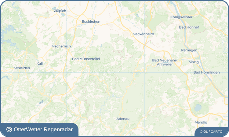 OtterWetter Regenradar-Widget Kirchsahr
