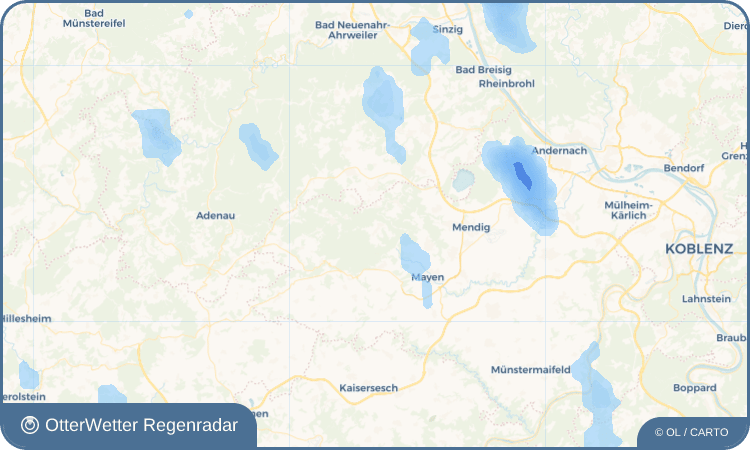 Widget-Vorschau für Kirchwald Wetter-Widget-Vorschau mit Vorhersagedaten für Kirchwald