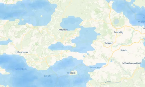 Regenradar Kirsbach: aktuelle Niederschläge in Kirsbach und Umgebung, Stand 22. Oktober 2026 um 14:35 Uhr