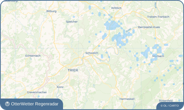 OtterWetter Regenradar-Widget Kirsch