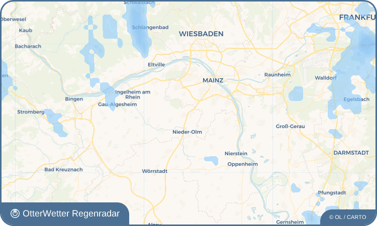 OtterWetter Regenradar-Widget Klein-Winternheim