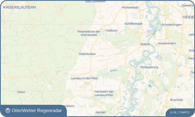 OtterWetter Regenradar-Widget Kleinfischlingen