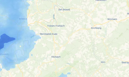Regenradar Vorschaubild - Aktuelle Niederschläge in Kleinich und Umgebung