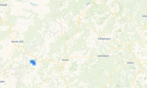 Regenradar Kleinlangenfeld: aktuelle Niederschläge in Kleinlangenfeld und Umgebung, Stand 28. Oktober 2026 um 14:35 Uhr
