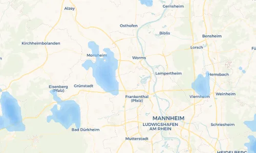 Regenradar Vorschaubild - Aktuelle Niederschläge in Kleinniedesheim und Umgebung