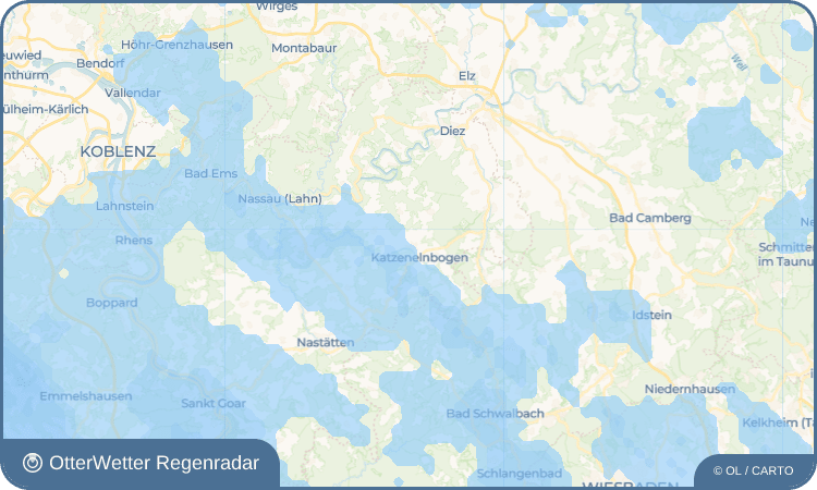 OtterWetter Regenradar-Widget Klingelbach