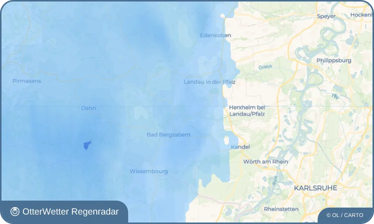 Widget-Vorschau für Klingen Wetter-Widget-Vorschau mit Vorhersagedaten für Klingen