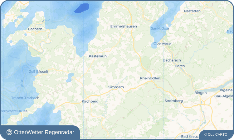 OtterWetter Regenradar-Widget Klosterkumbd
