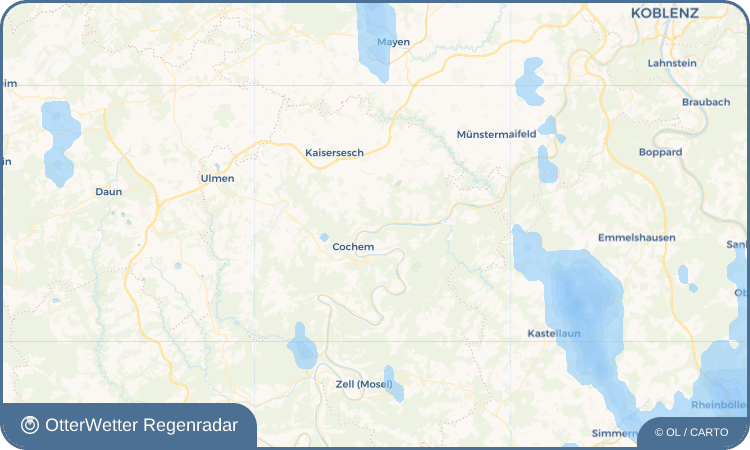 OtterWetter Regenradar-Widget Klotten