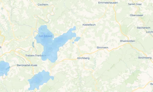 Regenradar Vorschaubild - Aktuelle Niederschläge in Kludenbach und Umgebung