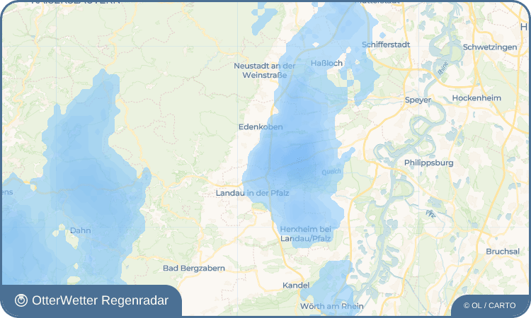 OtterWetter Regenradar-Widget Knöringen