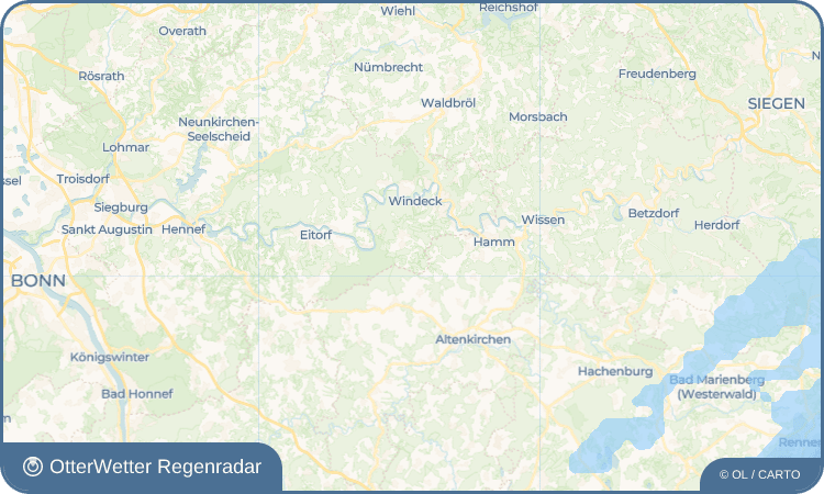 OtterWetter Regenradar-Widget Kocherscheid
