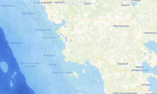 Regenradar Vorschaubild - Aktuelle Niederschläge in Kodden und Umgebung