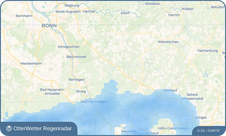 Widget-Vorschau für Kodden Wetter-Widget-Vorschau mit Vorhersagedaten für Kodden