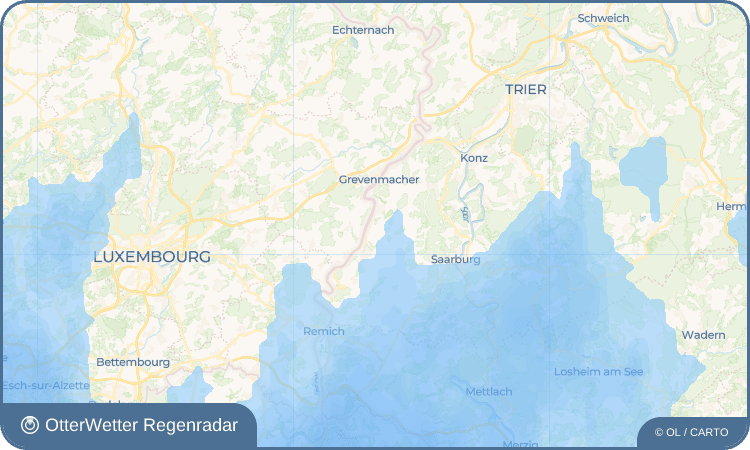 OtterWetter Regenradar-Widget Köllig