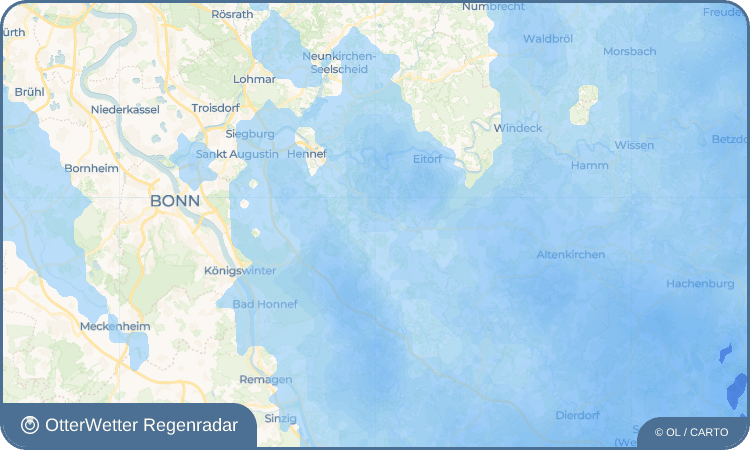 OtterWetter Regenradar-Widget Kölsch-Büllesbach