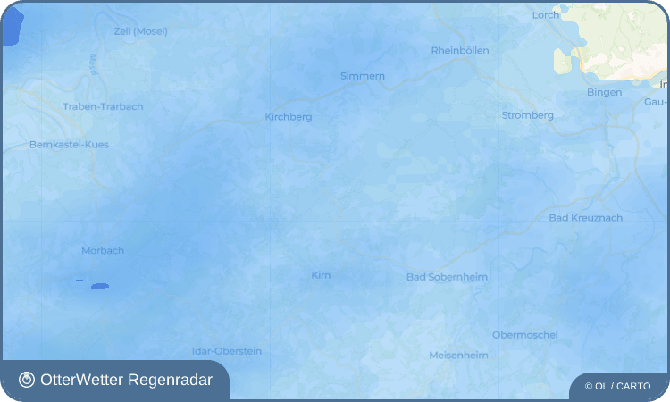 OtterWetter Regenradar-Widget Königsau