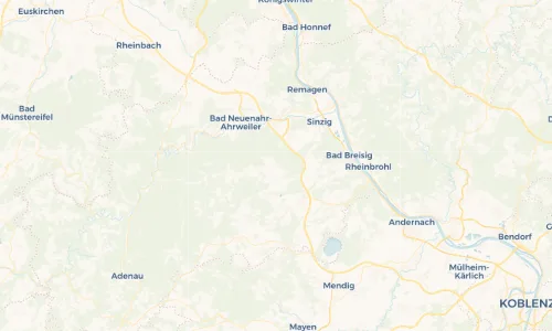Regenradar Vorschaubild - Aktuelle Niederschläge in Königsfeld und Umgebung