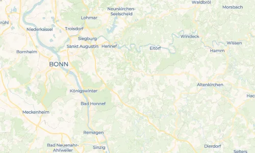 Regenradar Vorschaubild - Aktuelle Niederschläge in Köschbusch und Umgebung