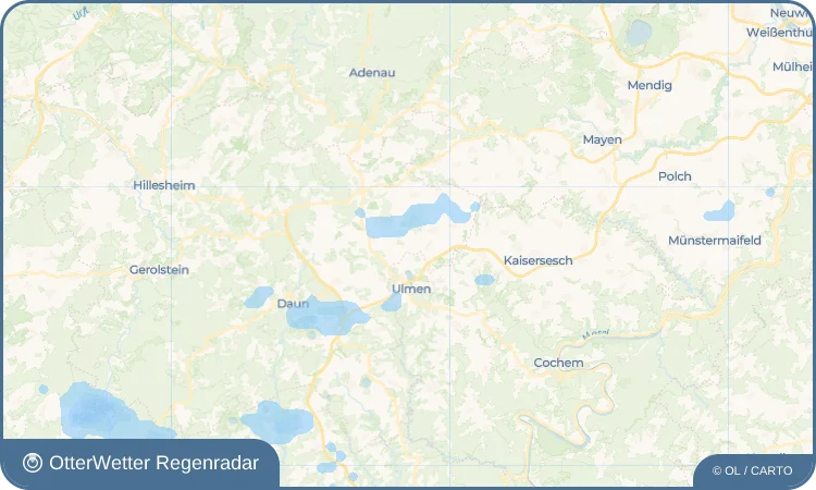Wetter-Widget-Vorschau mit Vorhersagedaten für Kötterichen