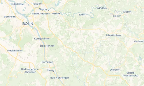 Regenradar Vorschaubild - Aktuelle Niederschläge in Köttingen und Umgebung